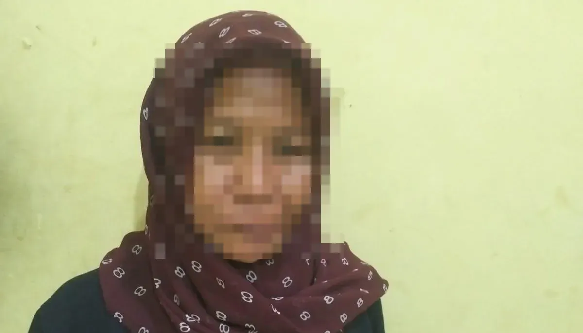 SR, pelaku pencurian handphone di Pasar Tohaga Jonggol, Kabupaten Bogor. (Sumber: Dok Polsek Jonggol)