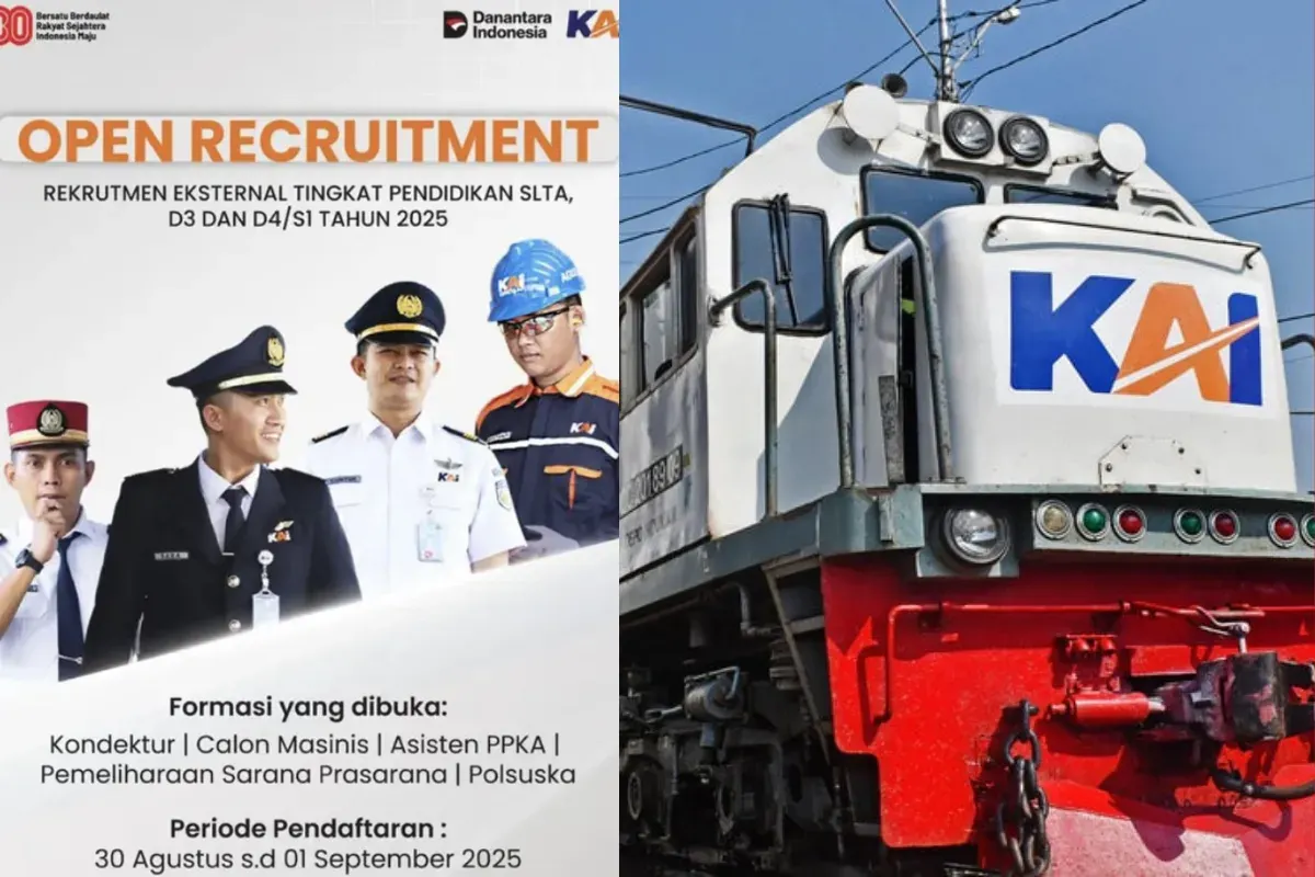 Simak link resmi rekrutmen KAI 2025 hasil seleksi. (Sumber: Instagram/@keretaapikita)