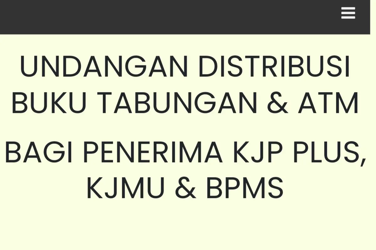 Cara cek surat undangan pengambilan buku tabungan Bank DKI untuk KJP Plus Tahap 2. (Sumber: Pemprov DKI)