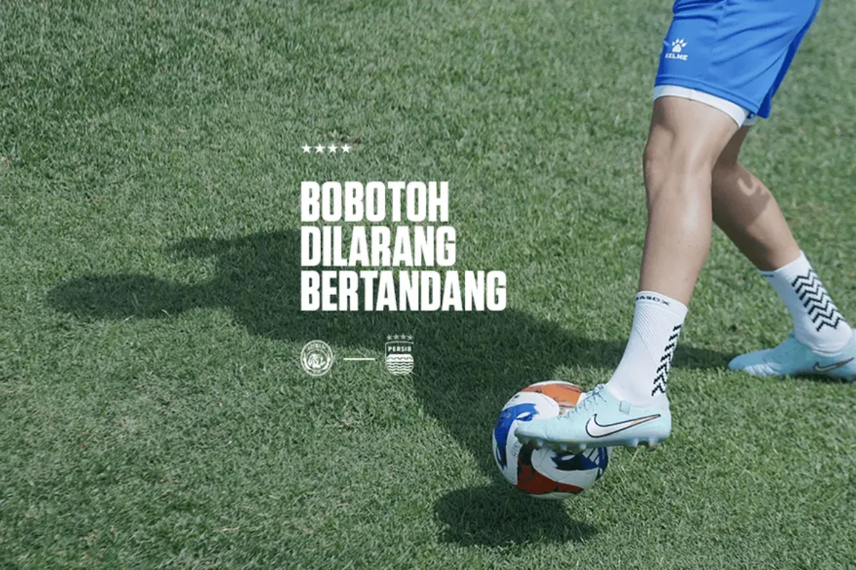 Ilustrasi imbauan larangan pendukung Persib Bandung agar tidak datang ke laga tandang. (Sumber: Persib)
