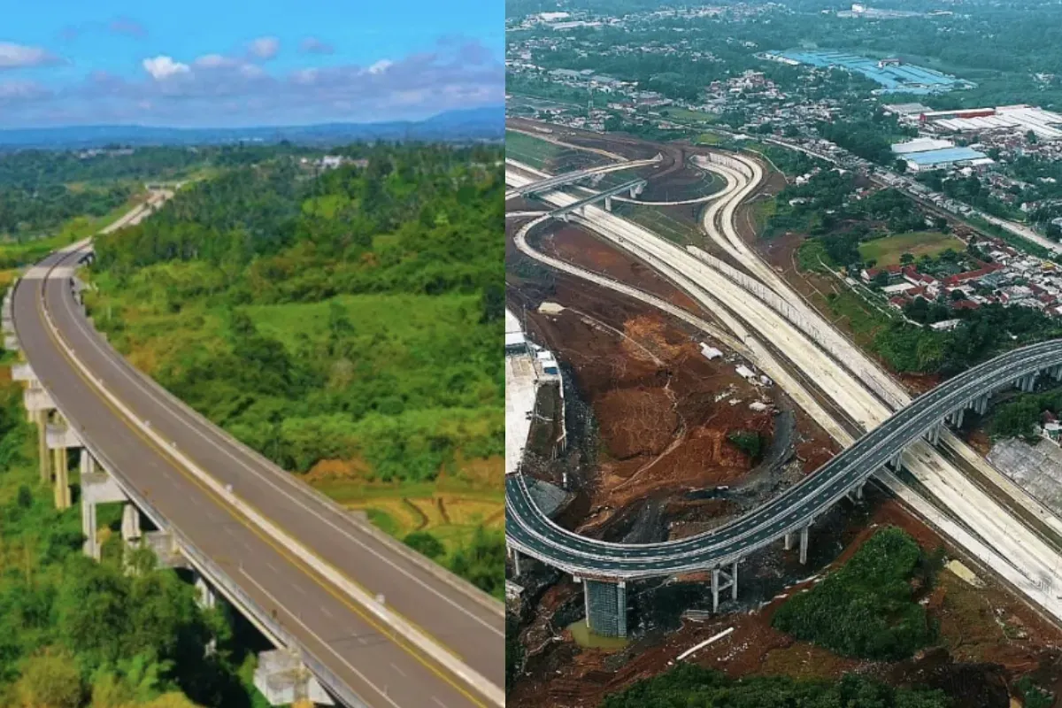 Jalan Tol Bocimi, jalur strategis yang akan memangkas perjalanan Jakarta–Sukabumi menjadi hanya 1,5 jam. (Sumber: Dok/Waskita Raya)