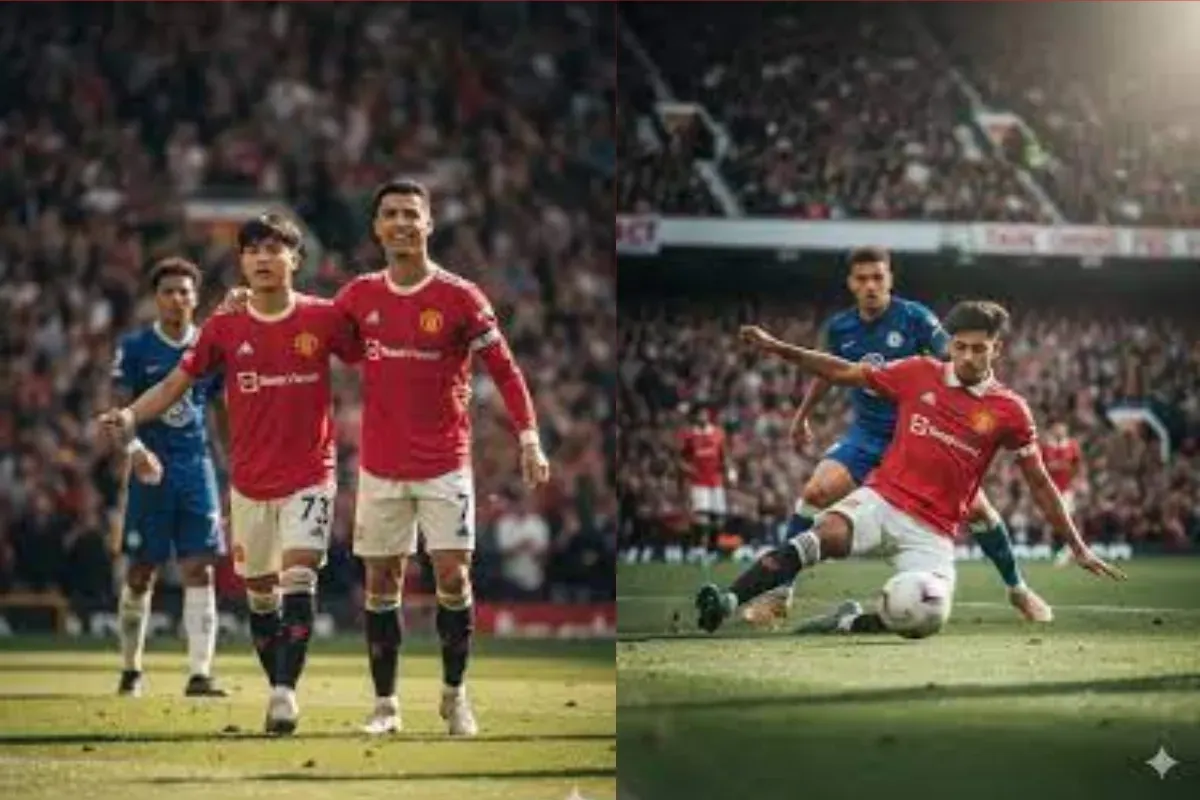 Contoh hasil foto AI ala pemain sepak bola menggunakan Gemini AI (Sumber: Dok/Gemini AI)