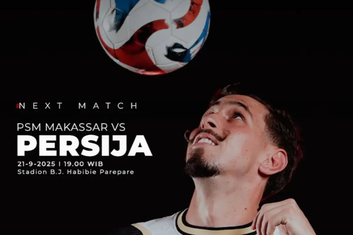 Ilustrasi link live streaming pertandingan Super League antara PSM Makassar vs Persija Jakarta. (Sumber: Instagram/@persija)