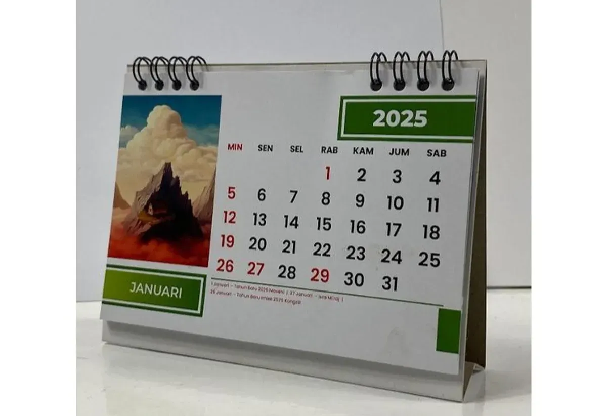 Pemerintah menetapkan 25 hari libur nasional dan cuti bersama tahun 2026 melalui SKB tiga menteri sebagai pedoman resmi kalender kerja. (Sumber: Pinterest)