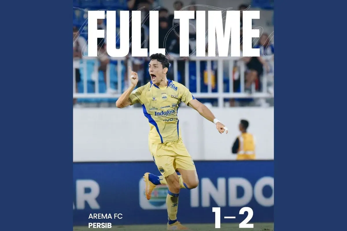 Persib Bandung rebut kemenangan atas Arema (Sumber: Instagram/@persib)