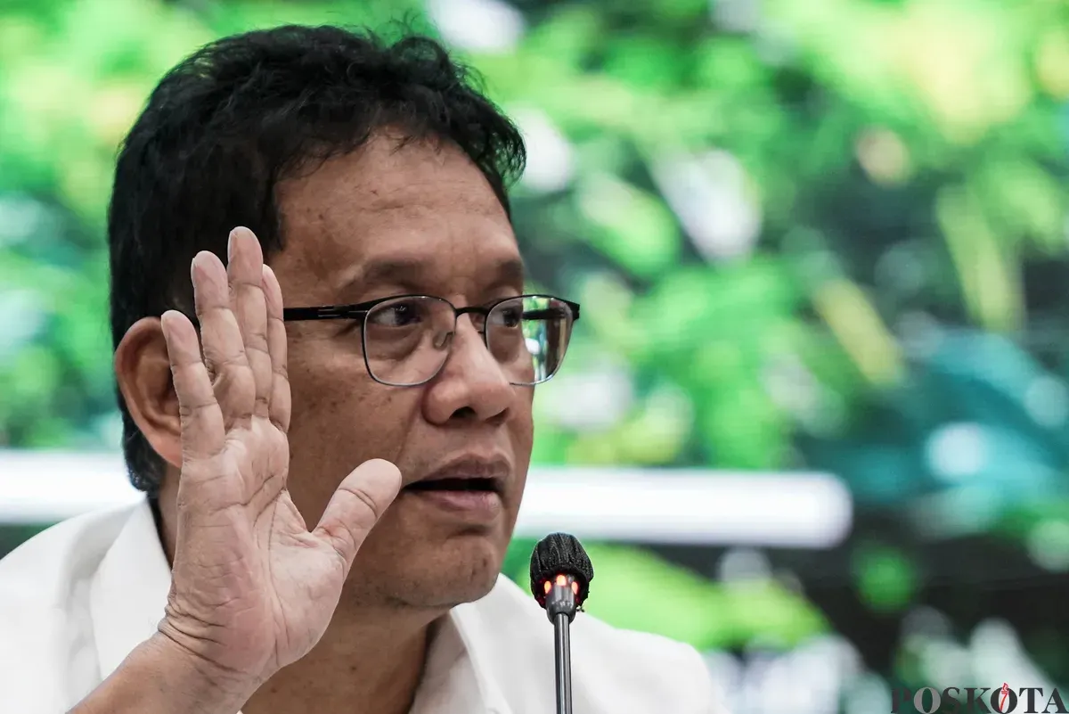 Menteri Keuangan Purbaya Yudhi Sadewa memberikan keterangan pers APBN KiTa di Jakarta, Senin, 22 September 2025. (Sumber: Poskota/Bilal Nugraha Ginanjar)