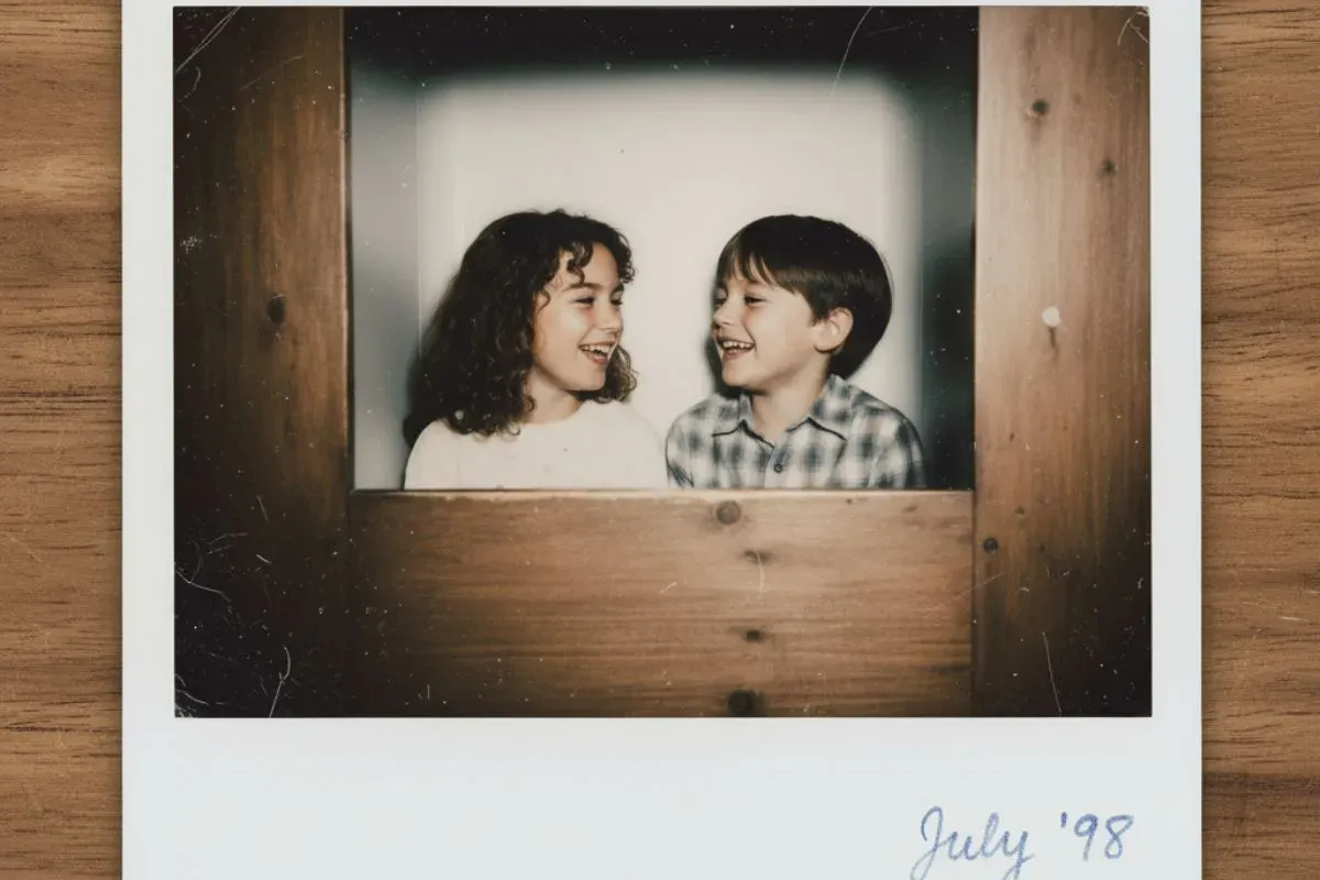 Cara bikin foto polaroid masa kecil di Gemini AI (Sumber: Gemini AI)