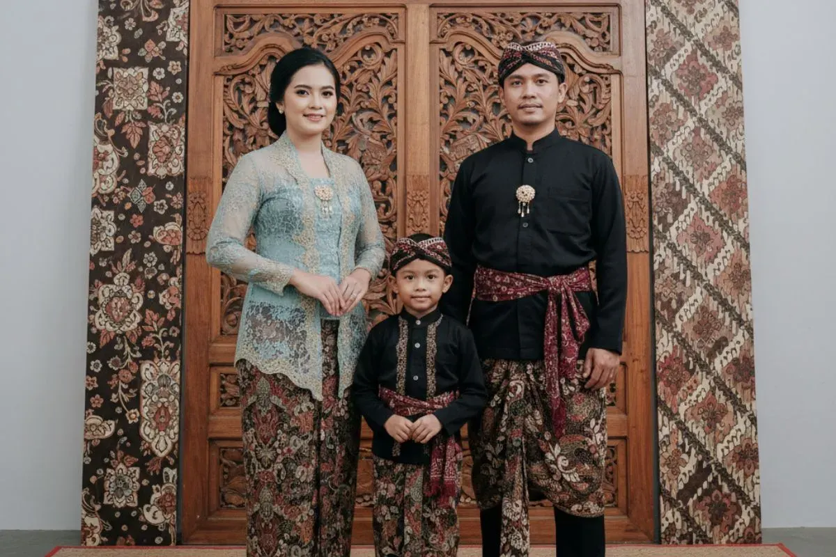 Foto keluarga tradisional dengan Gemini AI (Sumber: Gemini AI)