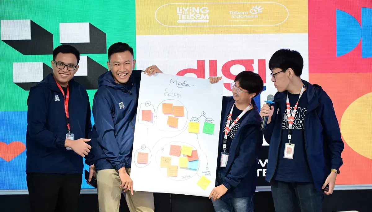 DigiHack Telkom 2025 mengajak talenta muda untuk merancang solusi digital yang inovatif dan berdampak sosial. (Sumber: Corcom Telkom)