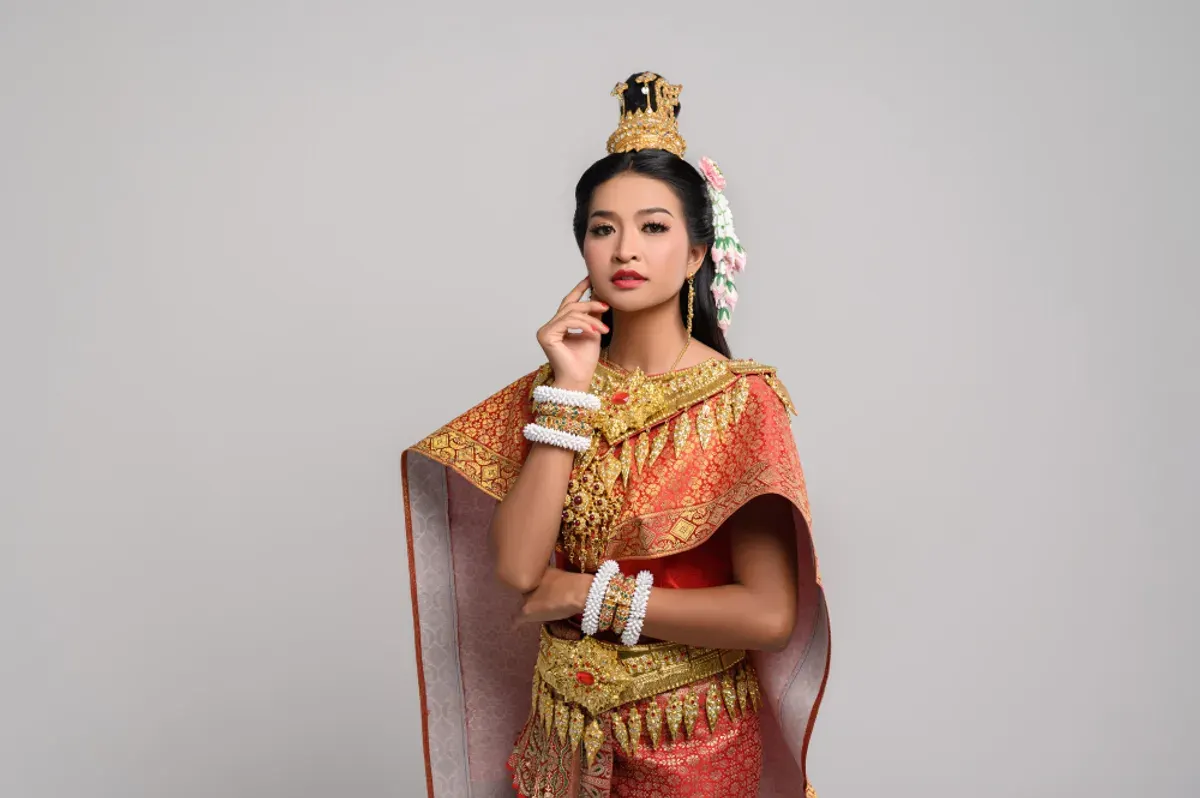 Cara dan contoh prompt terbaik untuk mengedit foto sendiri di studio menggunakan baju adat Indonesia. (Sumber: Freepik/jcomp)