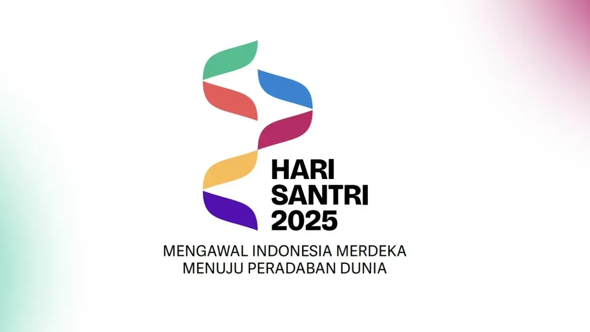 Logo Hari Santri Nasional 2025. (Sumber: Kemenag RI)