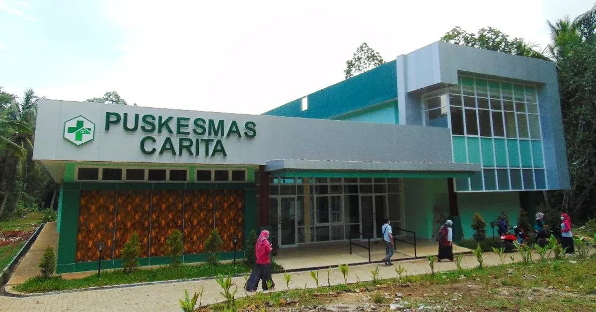 Kantor Puskesmas Carita di Desa Tembong, Kecamatan Carita, Kabupaten Pandeglang. (Sumber: Istimewa)