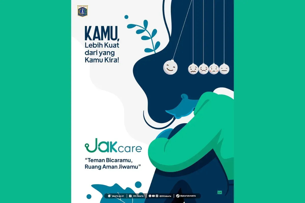 Pemprov DKI Jakarta Hadirkan JakCare untuk Kesehatan Mental, Begini Cara Pakai Layanannya (Sumber: Instagram/dkijakarta)