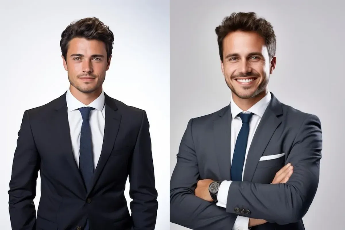 Contoh hasil foto profil profesional dengan Prompt AI Gemini untuk LinkedIn. (Sumber: Dok/Gemini AI)