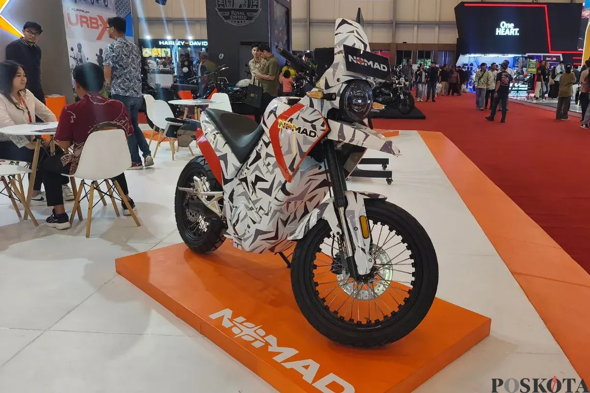 Motor Listrik Kupprum resmi rilis di IMOS 2025, ICE BSD, Padegangan, Kabupaten Tangerang. (Sumber: Poskota/Erwan Hartawan)
