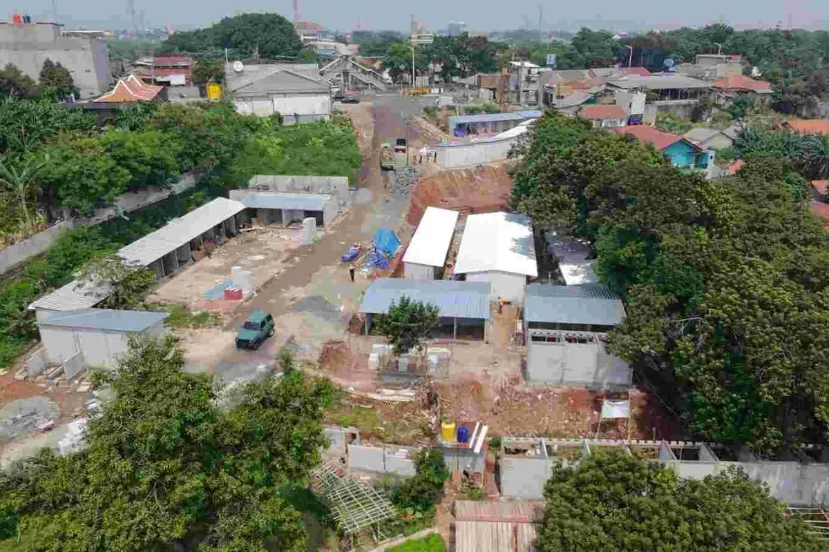 Kondisi Sentra Fauna dan Kuliner Jakarta di kawasan Lenteng Agung, Jakarta Selatan diperuntukkan sebagai tempat relokasi pedagang Pasar Barito. (Sumber: Dok. Pemprov Jakarta)