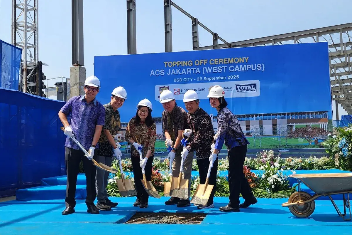 Acara Topping Off ACS Jakarta West Campus di BSD City, Tangerang, Jumat, 26 September 2025. (Sumber: Dok. Sinar Mas)