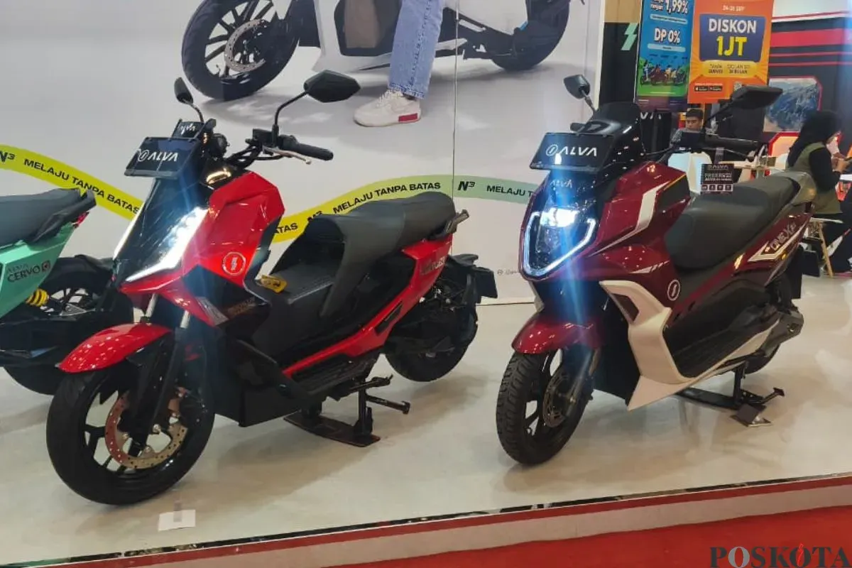 Alva sesuaikan motor listrik dengan karakter pengguna dan kondisi di Indonesia, termasuk fitur pengisian cepat dan teknologi tahan air IP67. (Sumber: Poskota/Erwan Hartawan)