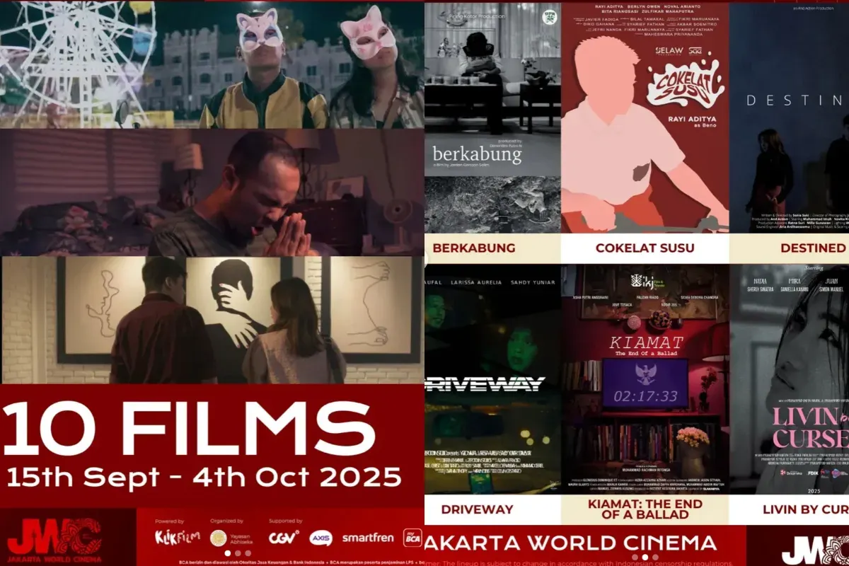 Ilustrasi film pendek Jakarta World Cinema 2025 yang bisa ditonton secara streaming. (Sumber: Instagram/@klikfilm)