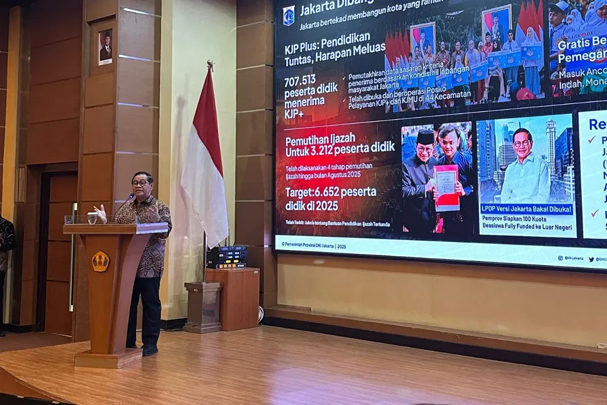 Gubernur Jakarta, Pramono Anung mengisi kuliah umum di Studi Ilmu Komunikasi Fikom Unpad, Kabupaten Sumedang, Jawa Barat, Jumat, 26 September 2025. (Sumber: Dok. Istimewa)