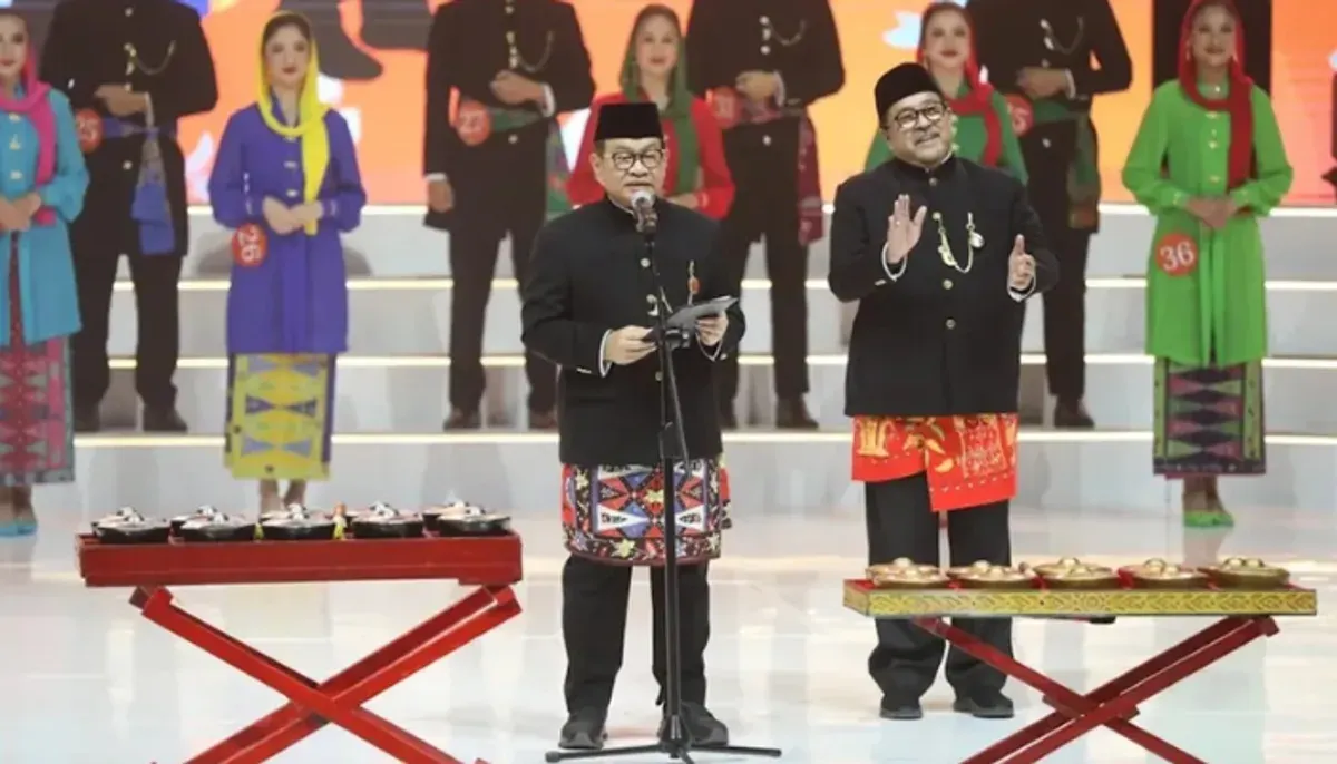 Gubernur Pramono Anung hadiri Malam Final Abang None Jakarta 2025. (Sumber: Instagram/@abnonjakarta)