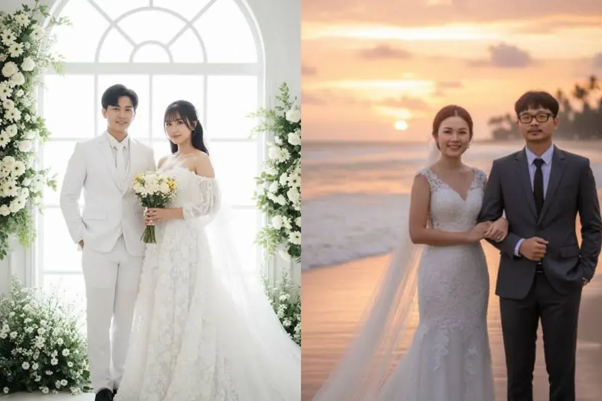 Prompt AI foto prewedding. (Sumber: TikTok)