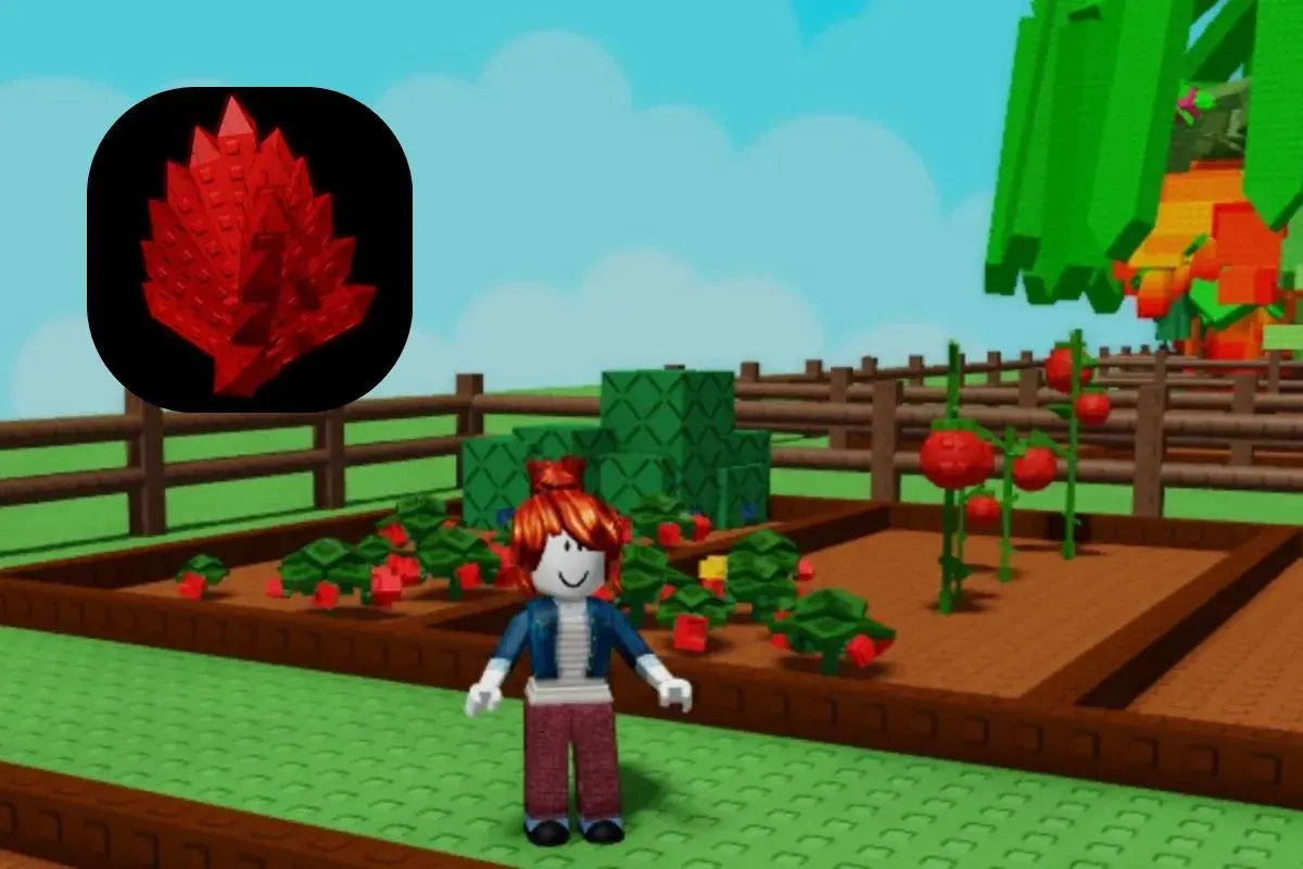 Crimson Thorn di Roblox Grow a Garden. (Sumber: Istimewa)