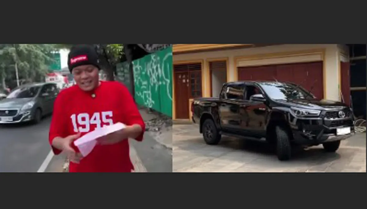 Komedian Sule ditilang Dishub Jakarta Selatan lantaran tidak bisa menunjukan Uji KIR untuk mobil kendaraan double cabin-nya. (Sumber: Instagram)