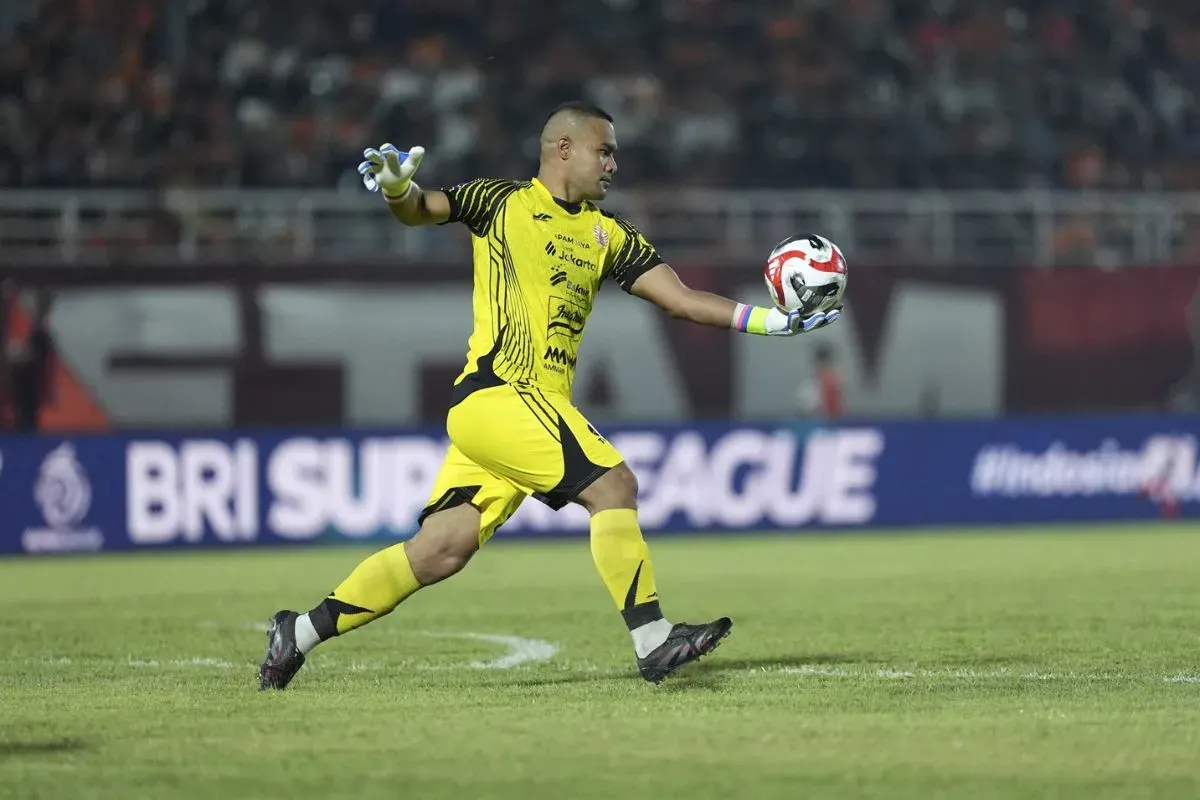 Kiper Persija Jakarta, Andritany. (Sumber: persija.id)
