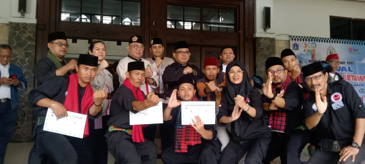 Festival Pencak Silat Betawi di Padepokan Pencak Silat, Taman Mini Indonesia Indah (TMII), Jakarta Timur, Minggu, 27 September 2025 siang. (Sumber: Istimewa)