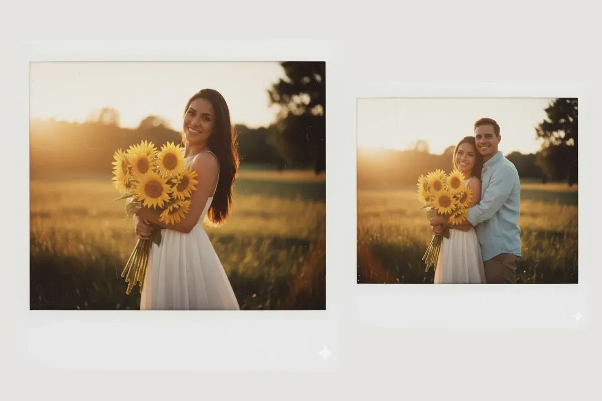 Prompt Gemini AI foto polaroid. (Sumber: Istimewa)
