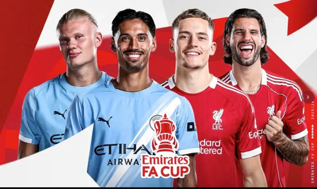 Live streaming Man City vs Liverpool di Piala FA 2025/2026. (Sumber: Vidio.com)