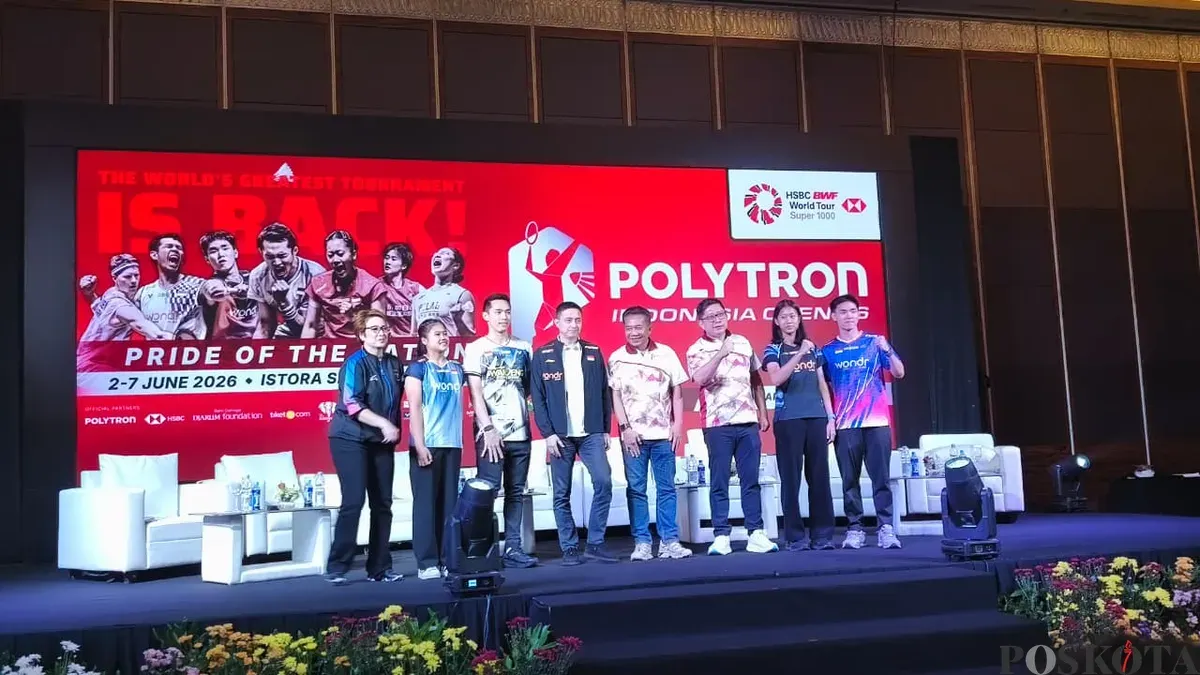 Polytron Indonesia Open 2026 dipastikan kembali menjadi sorotan dunia. (Sumber: Poskota/ Erwan Hartawan)