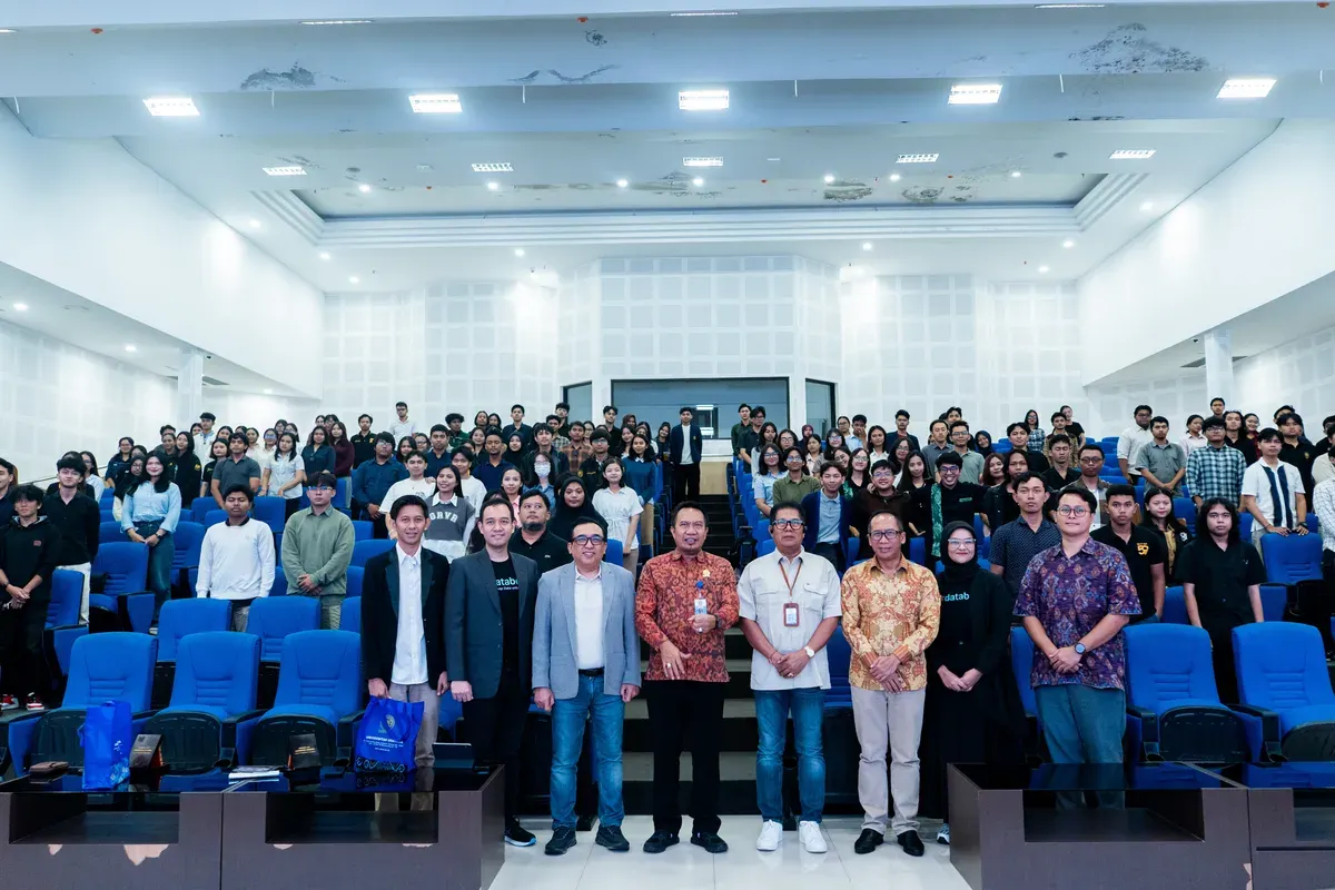 Program Data Unboxed Strengthening Indonesia’s AI Ecosystem: From Campus Innovation to National Impact di Auditorium Universitas Udayana, Bali, Jumat, 10 April 2026. (Sumber: Dok. Telkom Indonesia)