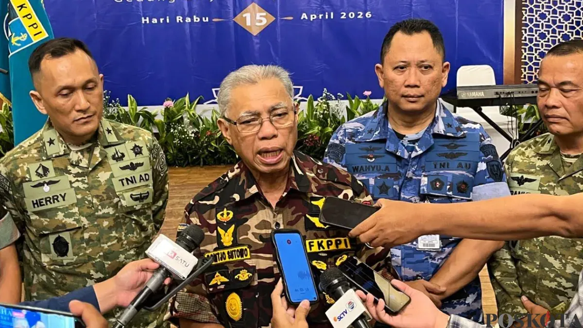 Ketua Umum Forum Komunikasi Putra Putri Purnawirawan dan Putra Putri TNI-Polri (FKPPI), Pontjo Sutowo. (Sumber: Poskota/M. Tegar Jihad)