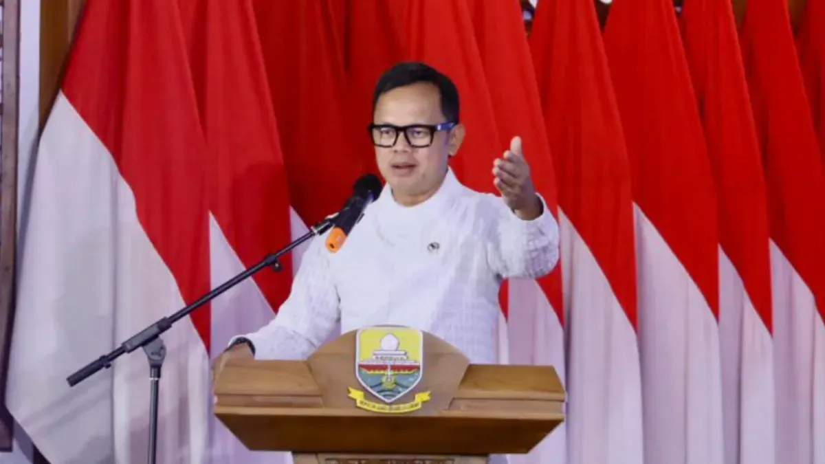 Potret Wamendagri, Bima Arya Sugiarto di Rumah Dinas Gubernur Jambi pada Rabu, 15 April 2026. (Sumber: Puspen Kemendagri)