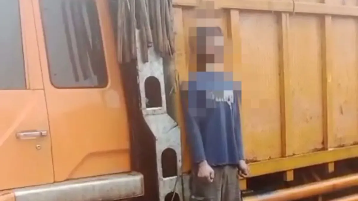 Sopir truk nekat gantung diri di rest area, diduga karena masalah utang. (Sumber: Istimewa)