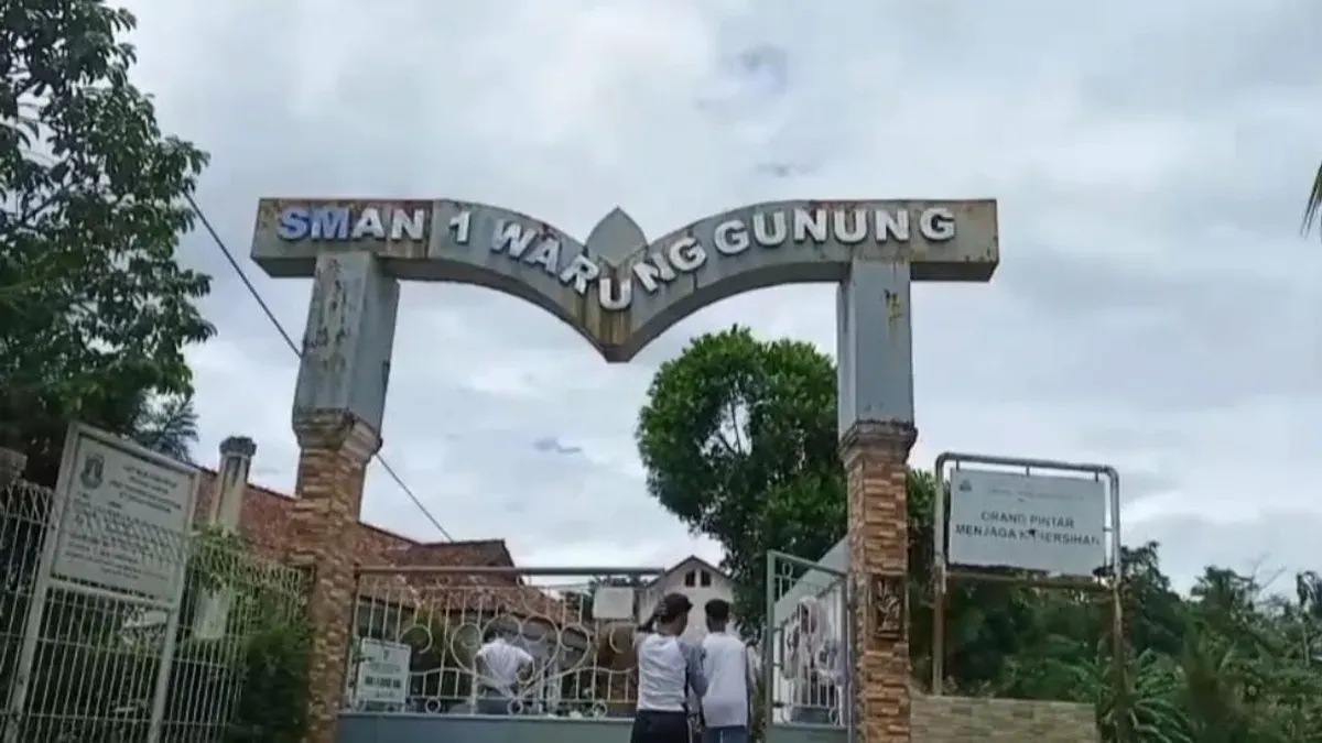 Para siswa SMAN 1 Warunggunung di Lebak, Banten. (Sumber: Istimewa)