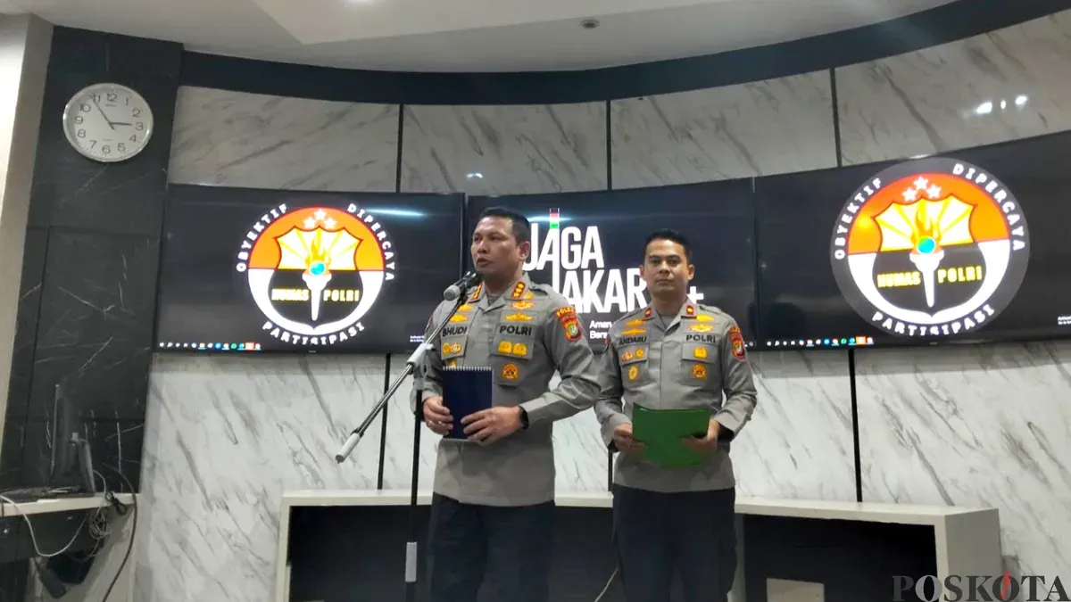 Kepala Bidang Humas Polda Metro Jaya Kombes Pol Budi Hermanto, saat ditemui di Polda Metro Jaya, Jakarta Selatan, Selasa, 3 Februari 2026. (Sumber: Poskota/Ali Mansur)