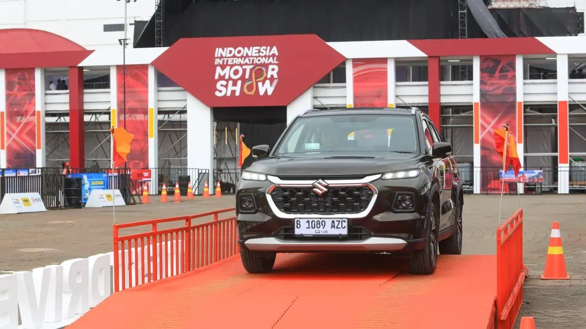 Suzuki Grand Vitara menjadi unit mobil test drive di IIMS 2026. (Sumber: Suzuki)