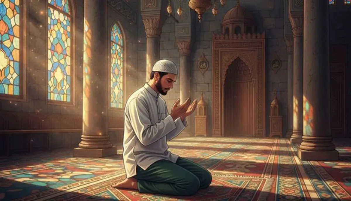 Ilustrasi. Inilah kumpulan doa awal bulan Ramadhan yang dianjurkan Rasulullah SAW. Lengkap bacaan latin, arti, dan makna doa agar ibadah lancar dan penuh keberkahan. (Sumber: Poskota/AI Generated)