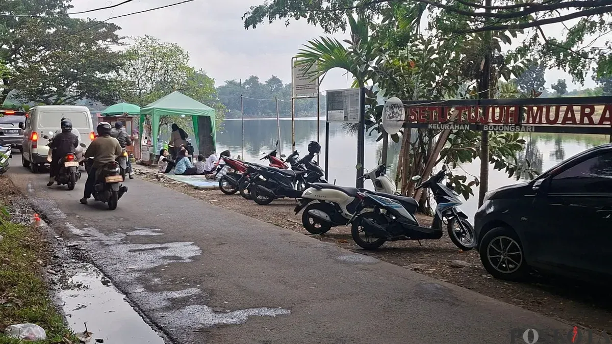 Suasana Setu Tujuh Muara, Kecamatan Bojongsari, Kota Depok, Rabu, 18 Februari 2026. (Sumber: Poskota/Angga Pahlevi)