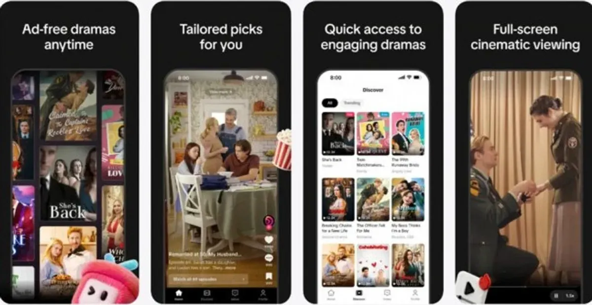 Tampilan PineDrama (Sumber: Google Playstore)