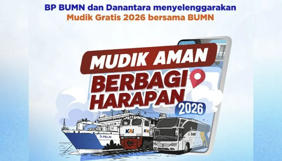 Program Mudik Gratis Askrindo 2026 menyediakan ribuan tiket bus gratis. (Sumber: Instagram/@askrindo)