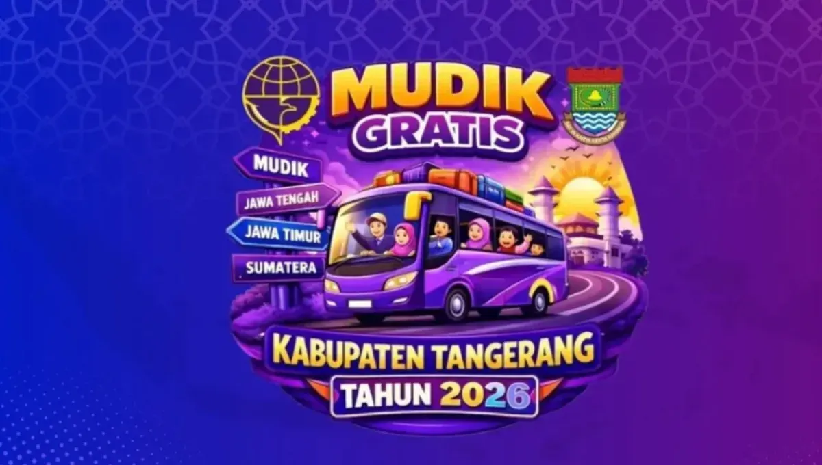 Ilustrasi program mudik gratis 2026 Pemkab Tangerang. (Sumber: Instagram/@dishubkabtang)