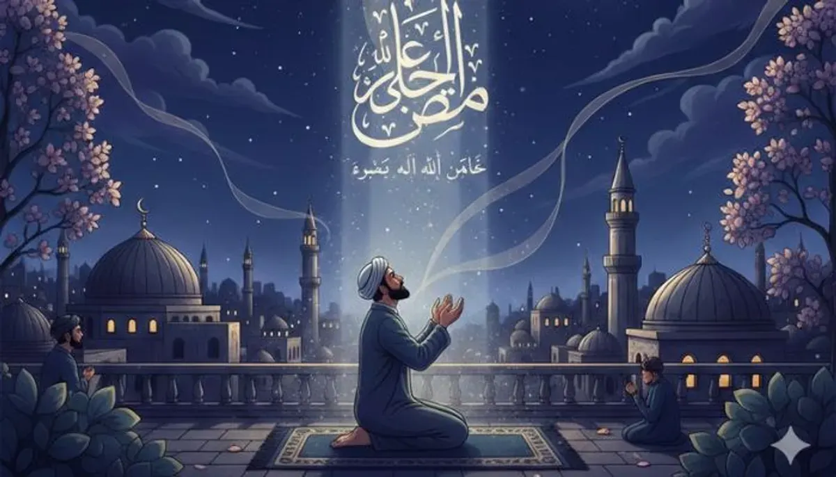 Ilustrasi. Perkiraan malam Lailatul Qadar 2026, tanda-tanda malam kemuliaan, serta amalan yang dianjurkan. (Sumber: Poskota/AI Generated)