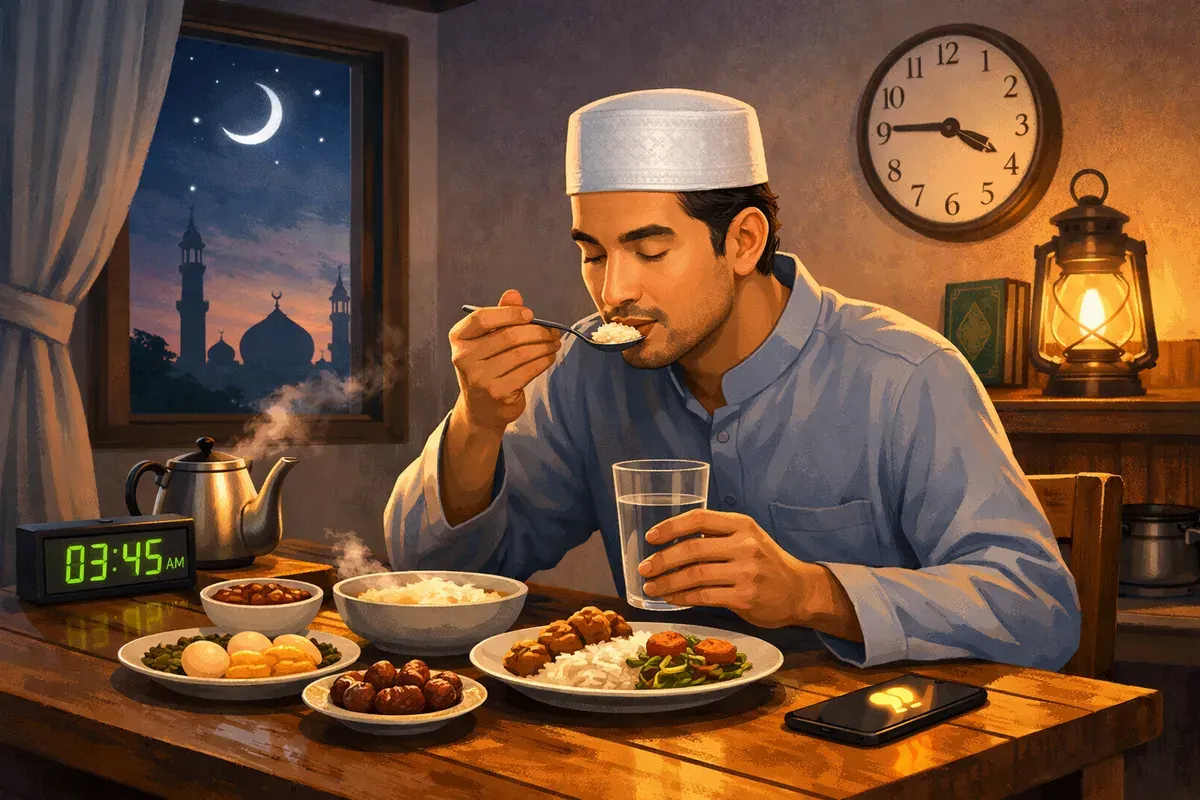 Jadwal Imsakiyah di 10 Ramadhan 1447H di Kota Jakarta. (Sumber: ChatGPT)