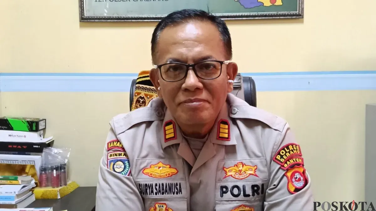 Kasat Binmas Polres Serang, AKP Surya Sabanusa. (Sumber: Poskota/Rahmat Haryono)