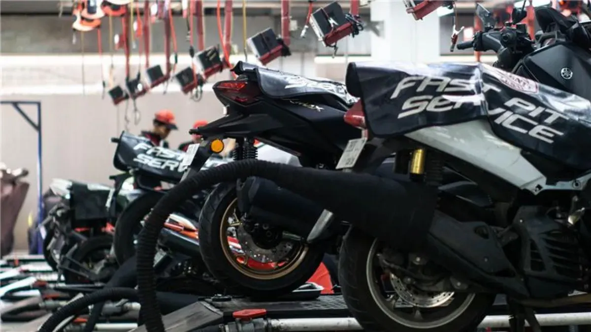 Yamaha Indonesia menghadirkan Bengkel Jaga, Pos Jaga, serta promo servis dan suku cadang. (Sumber: Yamaha)