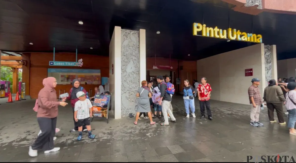 Situasi Taman Mini Indonesia Indah (TMII), Jakarta Timur, Jumat, 2 Januari 2025. (Sumber: Poskota | Foto: M. Tegar Jihad)